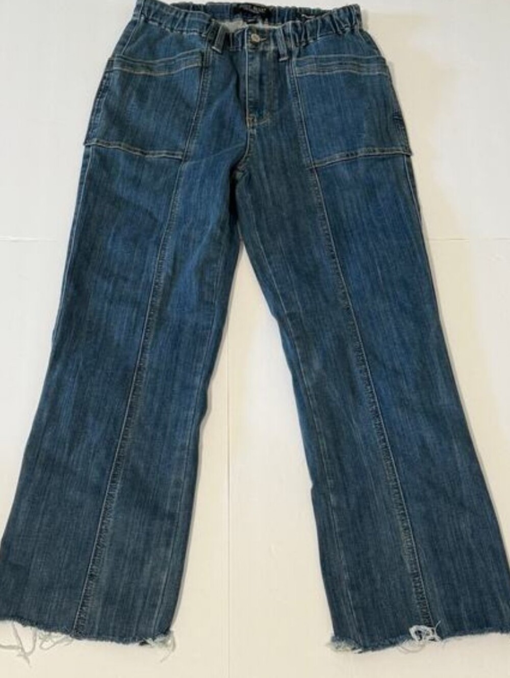 Judy Blue High Rise Elastic Straight Leg Jeans, Size 7/28
